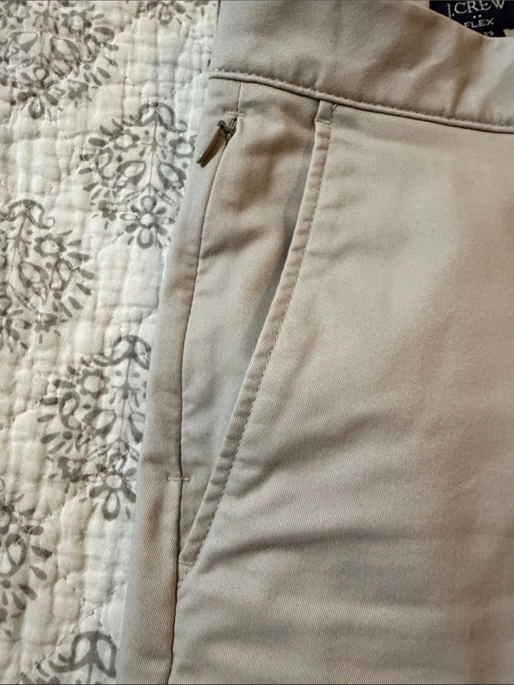 J. Crew Slim Straight Khaki Chinos in Light Tan